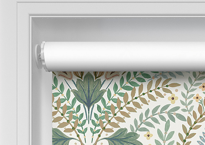 Script, Vintage Green - Twist&Fit Roller Blind - Image 10